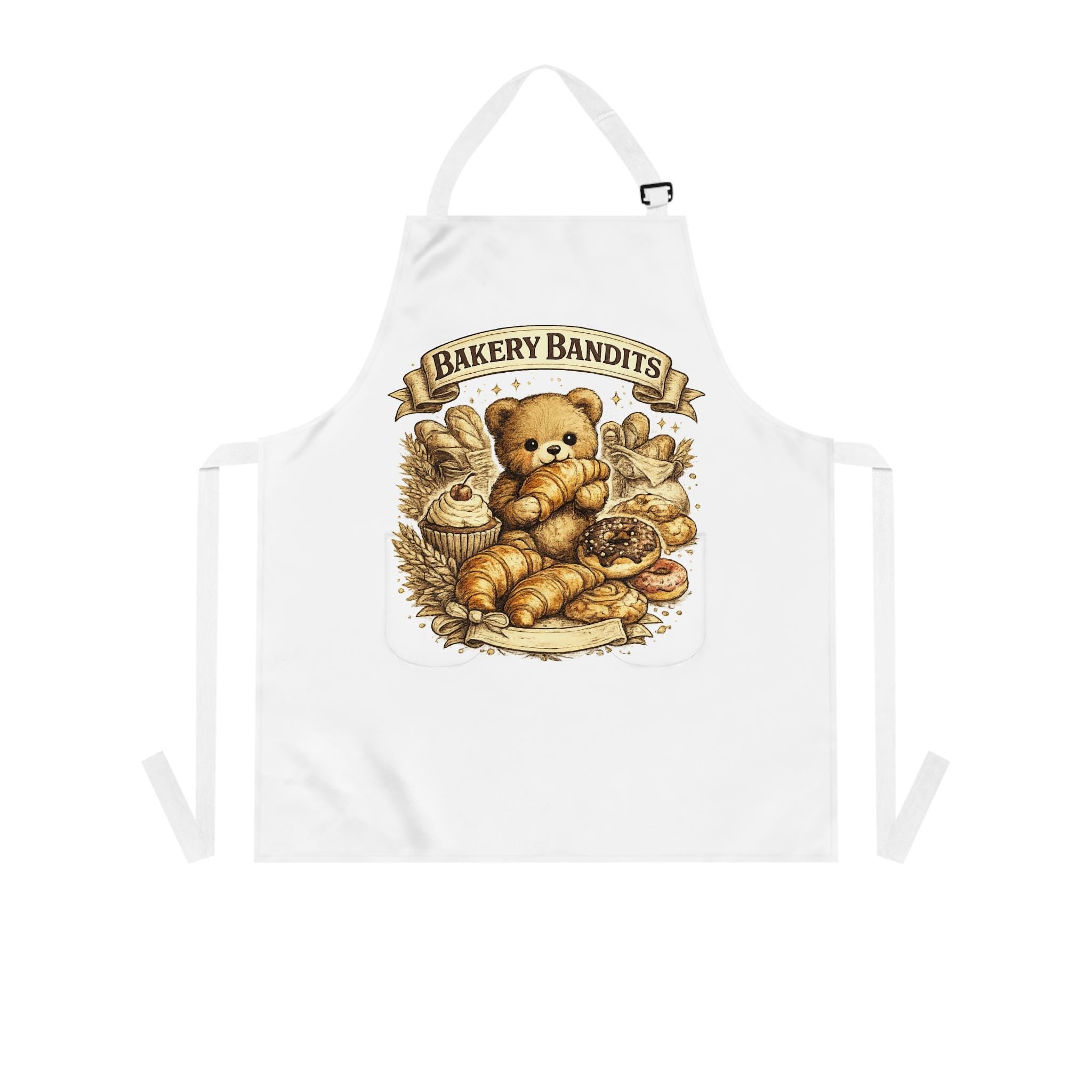 Bakery , Baking Lover Gift, Bear Baker Apron, Funny Baking , Kitchen for Bakers,