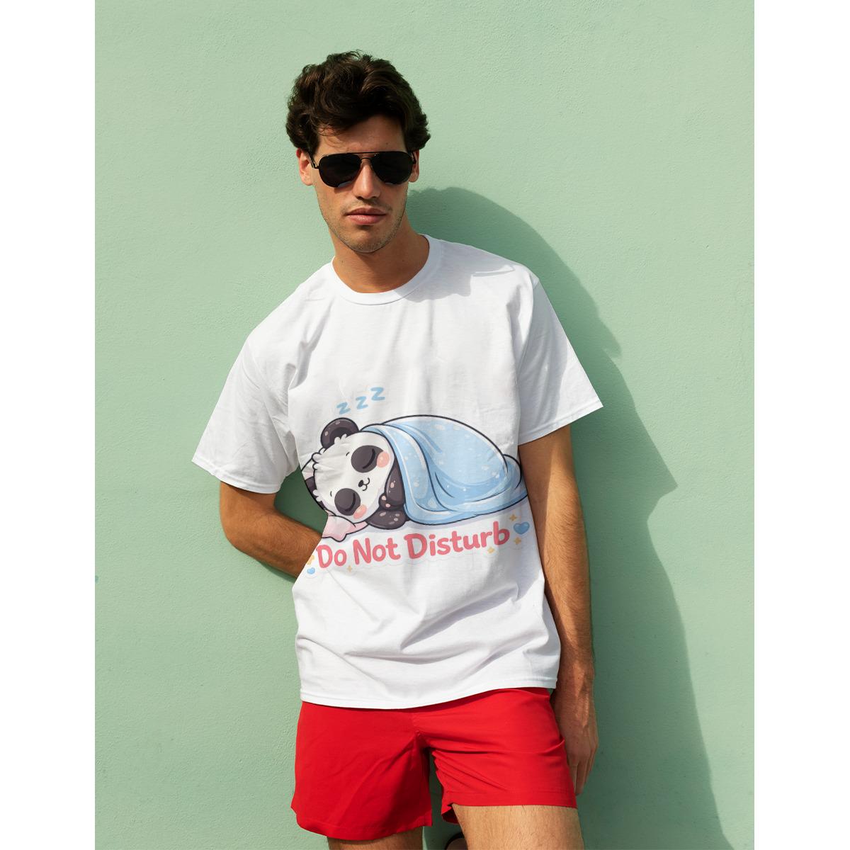 Sleeping Panda T-Shirt – Do Not Disturb Kawaii Animal Graphic Tee