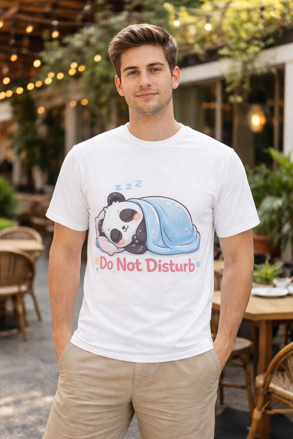 Sleeping Panda T-Shirt – Do Not Disturb Kawaii Animal Graphic Tee