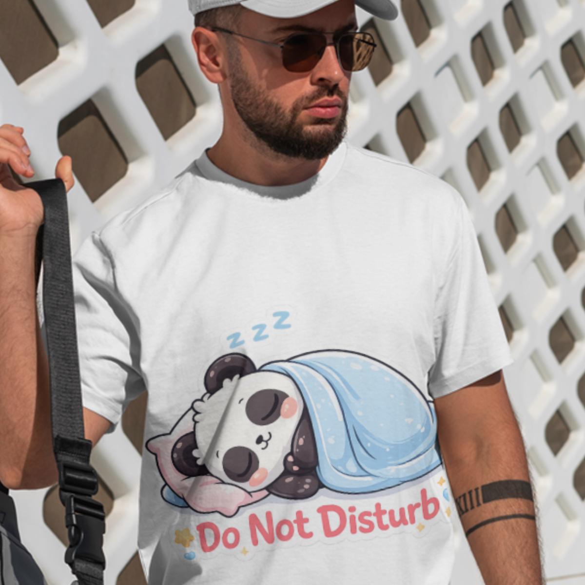 Sleeping Panda T-Shirt – Do Not Disturb Kawaii Animal Graphic Tee